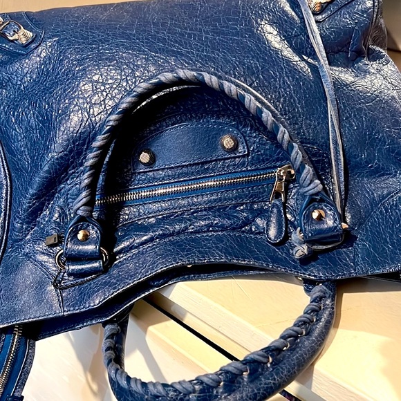Balenciaga Blue Crossbody Bag - Picture 10 of 12